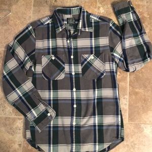 J Crew brushed twill long sleeved shirt